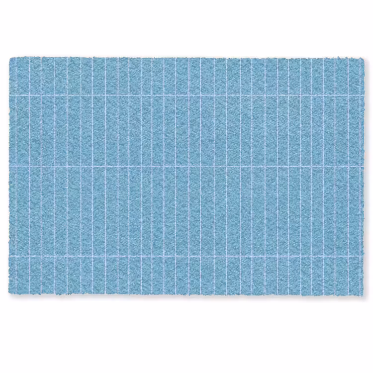 Deurmat - Tegel - Langwerpig - Patroon - Blauw — 1
