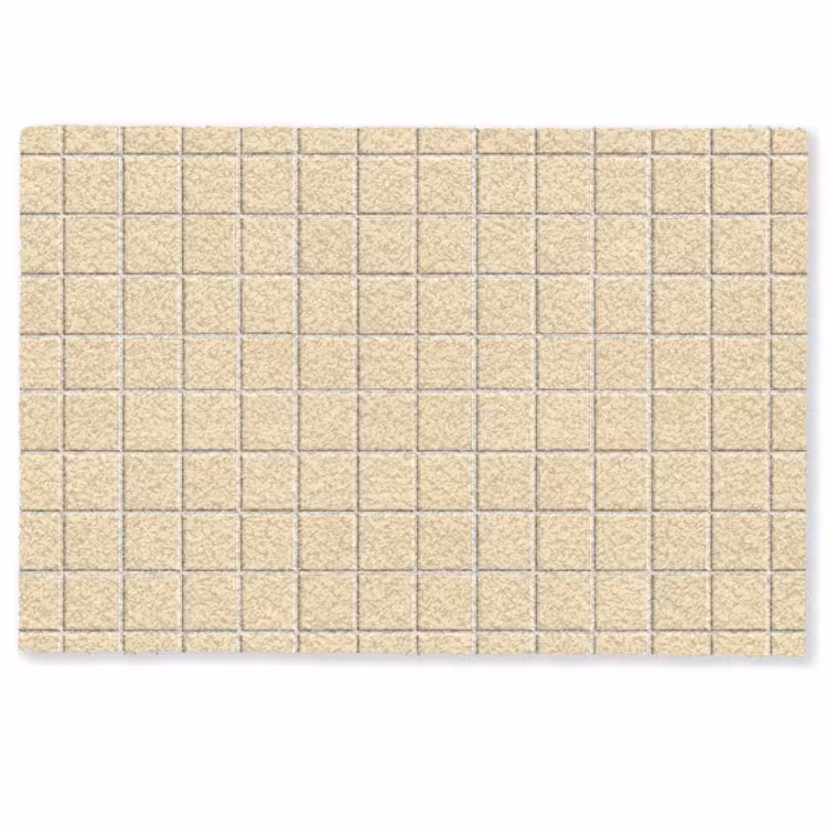Deurmat - Tegels - Patroon - Crème — 1