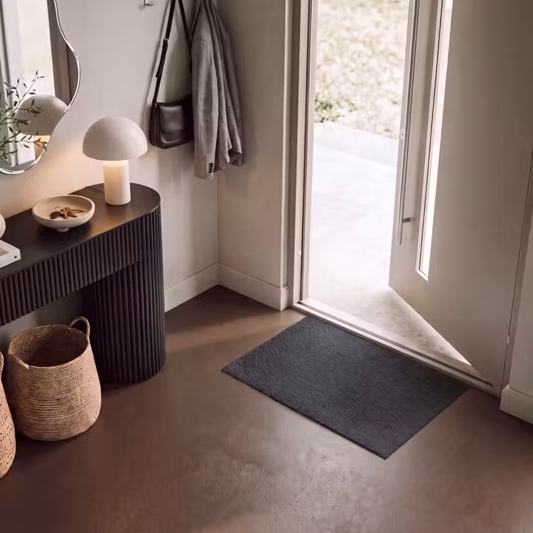 Deurmat - Tegels - Patroon - Mat - Zwart — 8