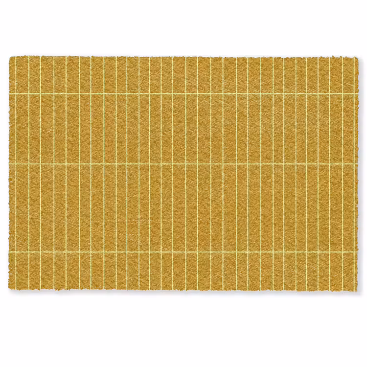 Deurmat - Tegels - Verticaal - Mosterdgeel — 1