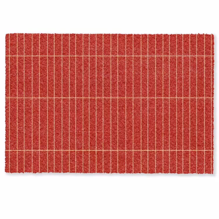 Deurmat - Verticaal - Wandtegel - Helderrood — 1