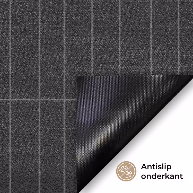 Deurmat - Verticaal - Wandtegel - Mat - Zwart — 6