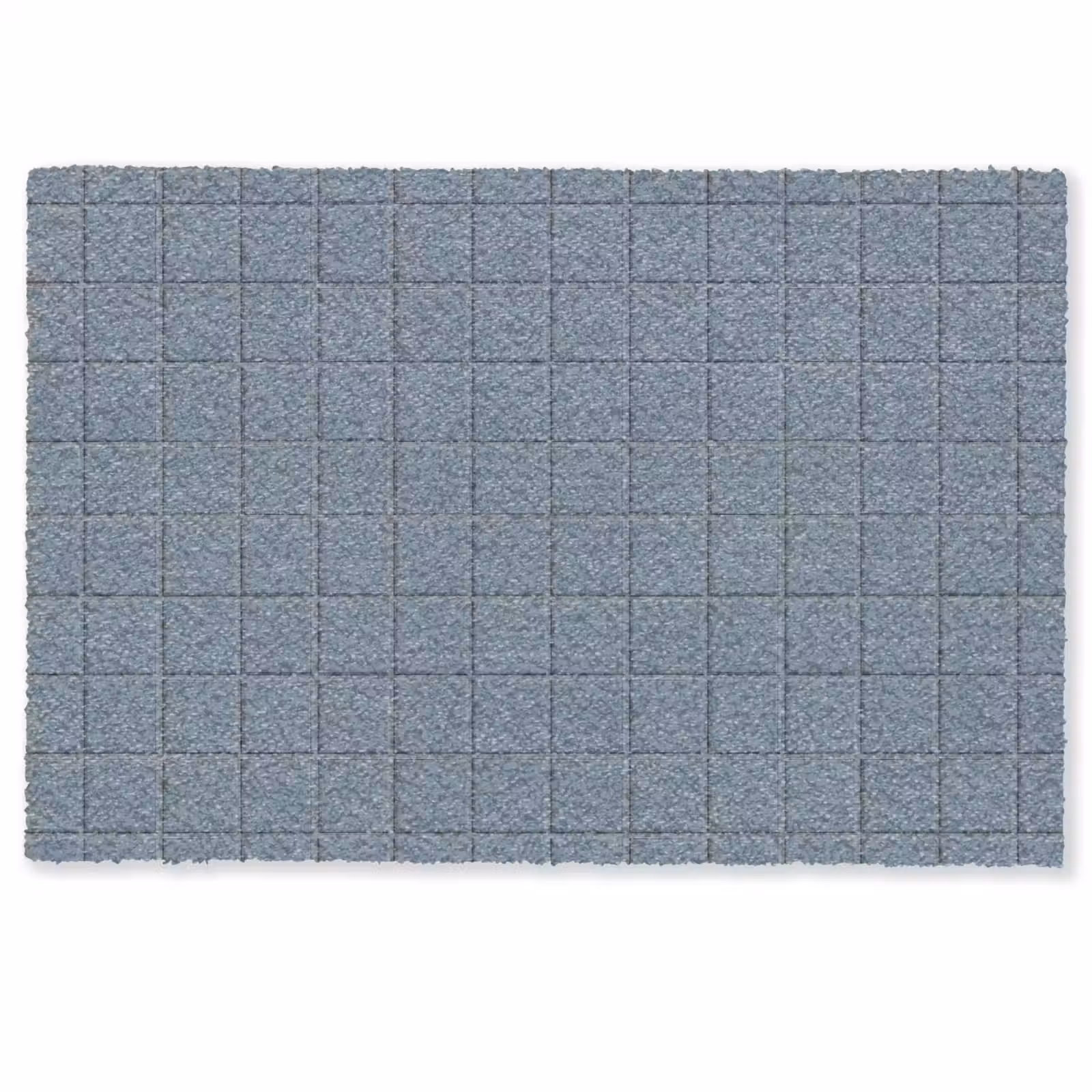Deurmat - Patroon - Tegel - Blauwgrijs — 1