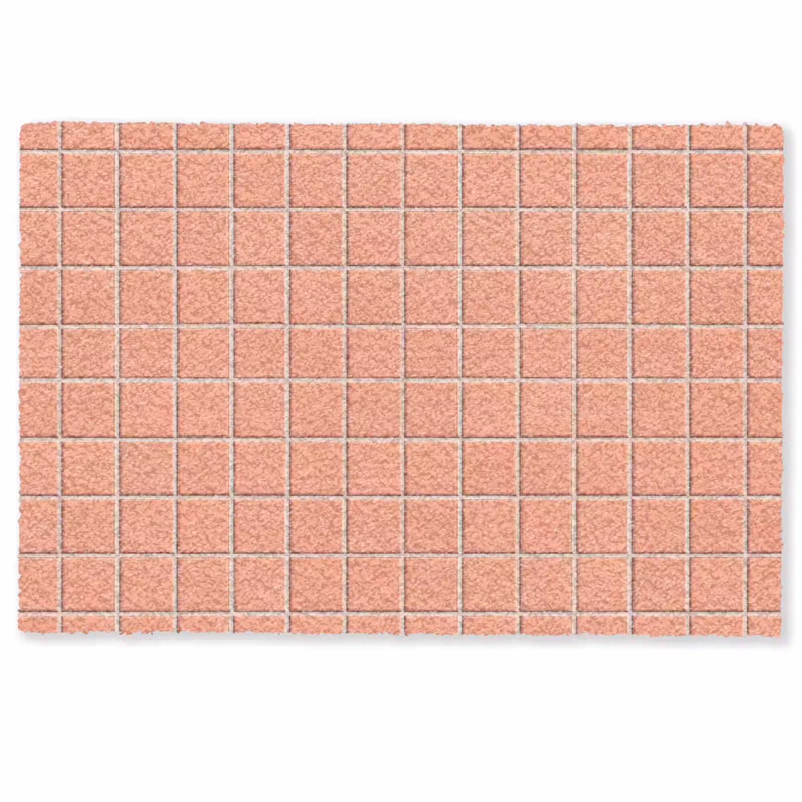 Deurmat - Patroon - Tegels - Perzik — 1