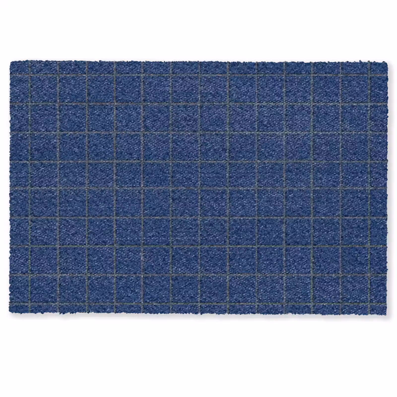 Deurmat - Tegel - Patroon - Blauw — 1