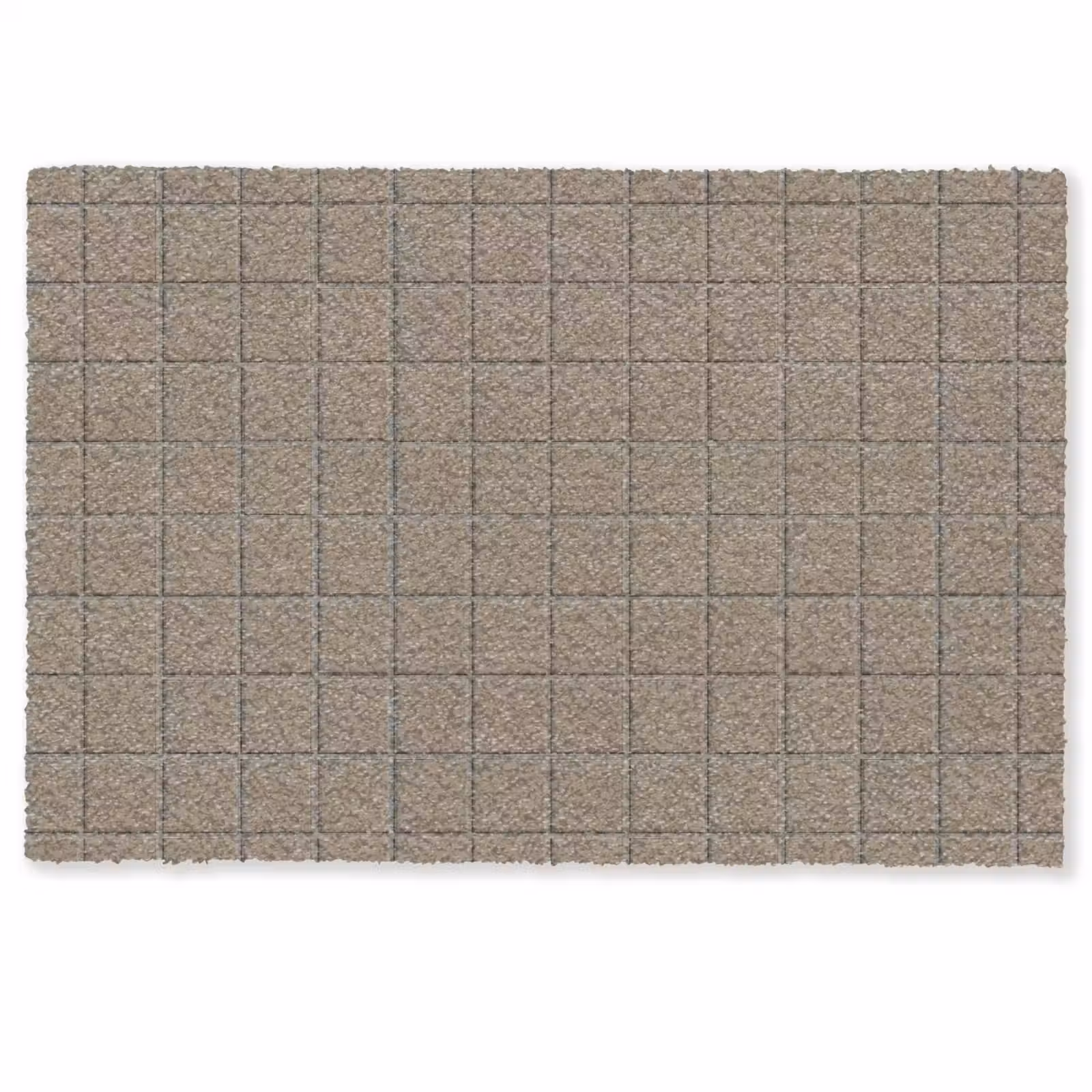 Deurmat - Tegel - Patroon - Taupe — 1
