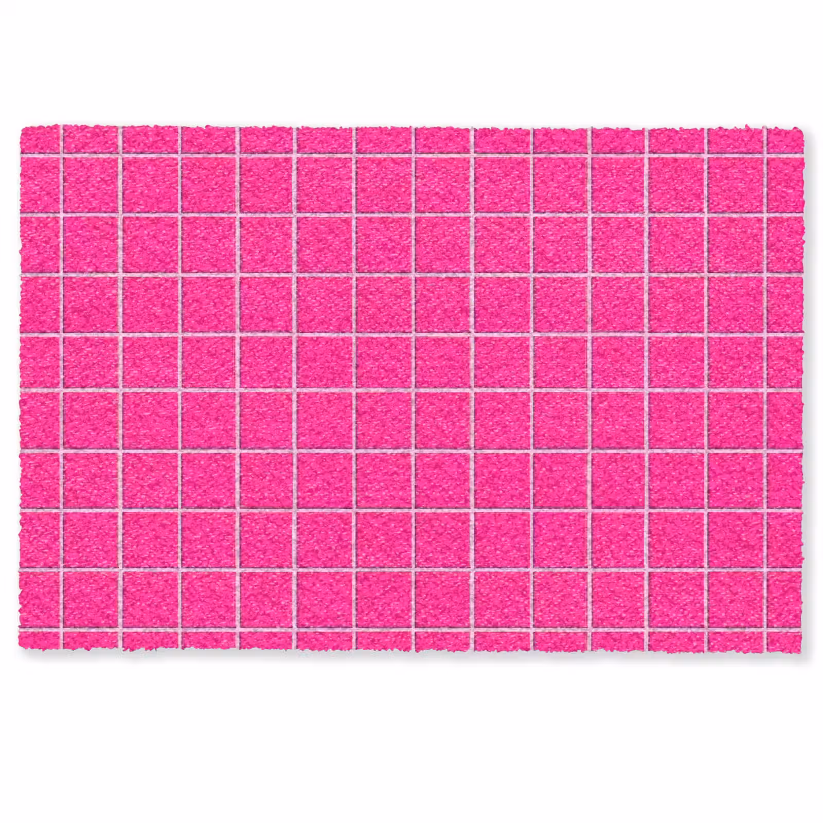 Deurmat - Tegels - Vierkant - Fuchsia — 1