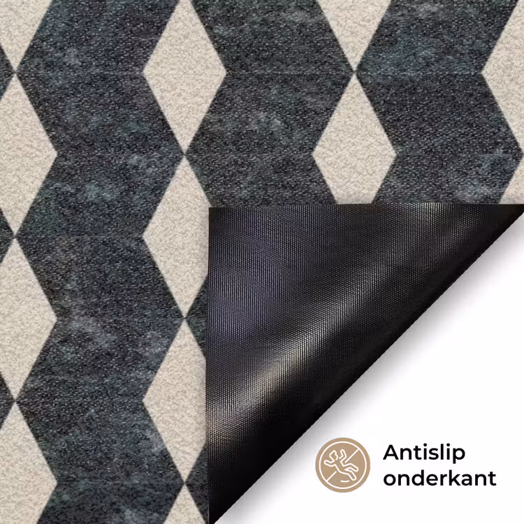 Deurmat - Geometrisch - Patroon - Marmer - Groen — 6