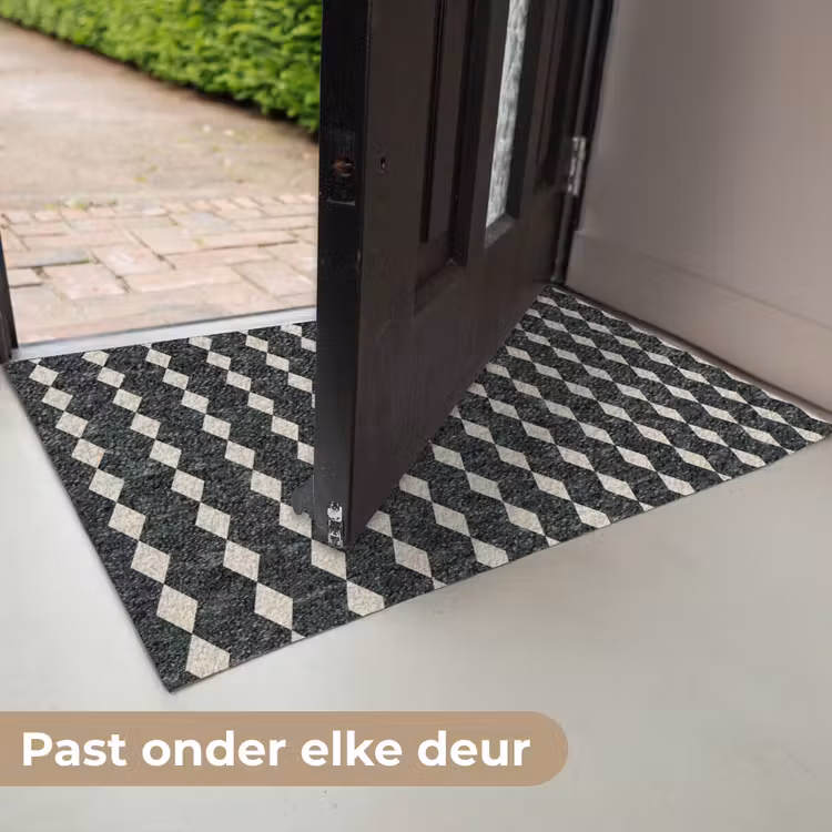 Deurmat - Geometrisch - Patroon - Marmer - Groen — 7
