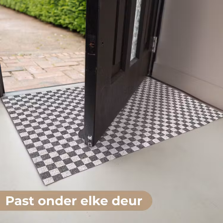 Deurmat - Marmer - Patroon - Grijs — 7