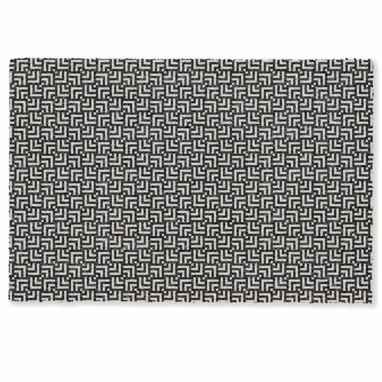 Deurmat - Patroon - Marmer - Zwart — 1