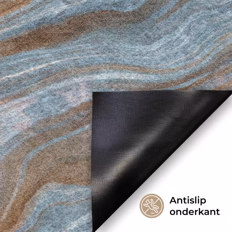 Deurmat - Patroon - Steen - Blauw — 6