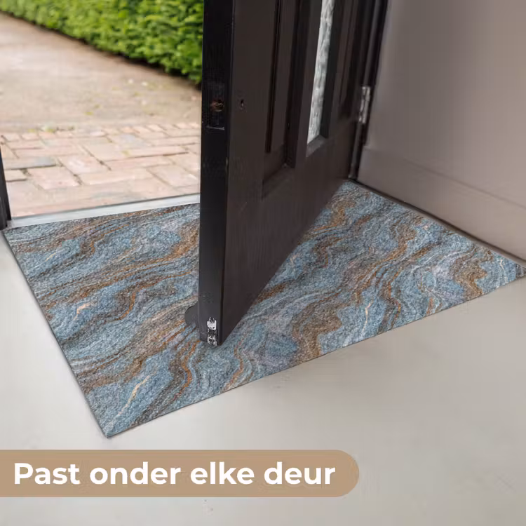 Deurmat - Patroon - Steen - Blauw — 7