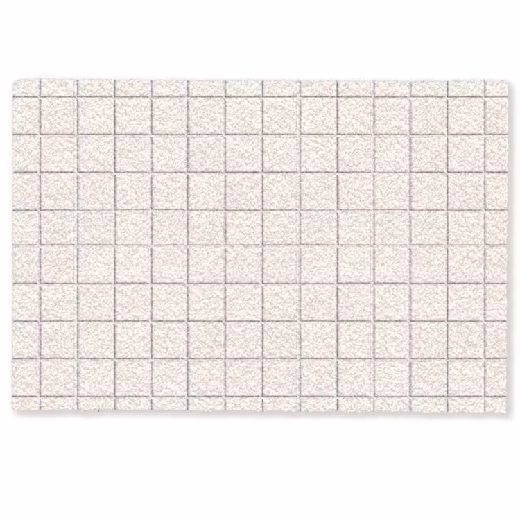 Deurmat - Patroon - Tegels - Wit — 1