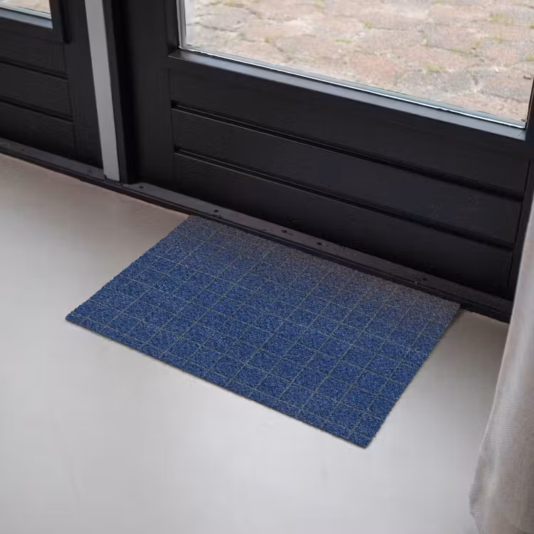Deurmat - Tegel - Patroon - Blauw — 2