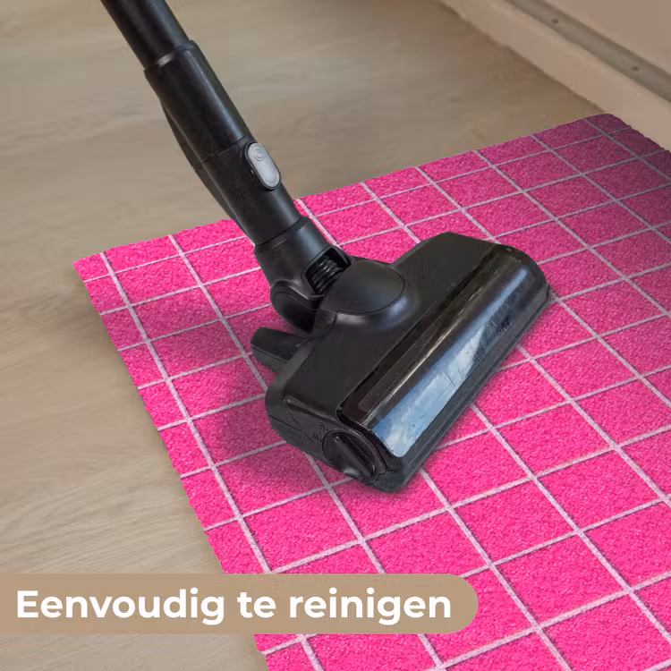 Deurmat - Tegels - Vierkant - Fuchsia — 9