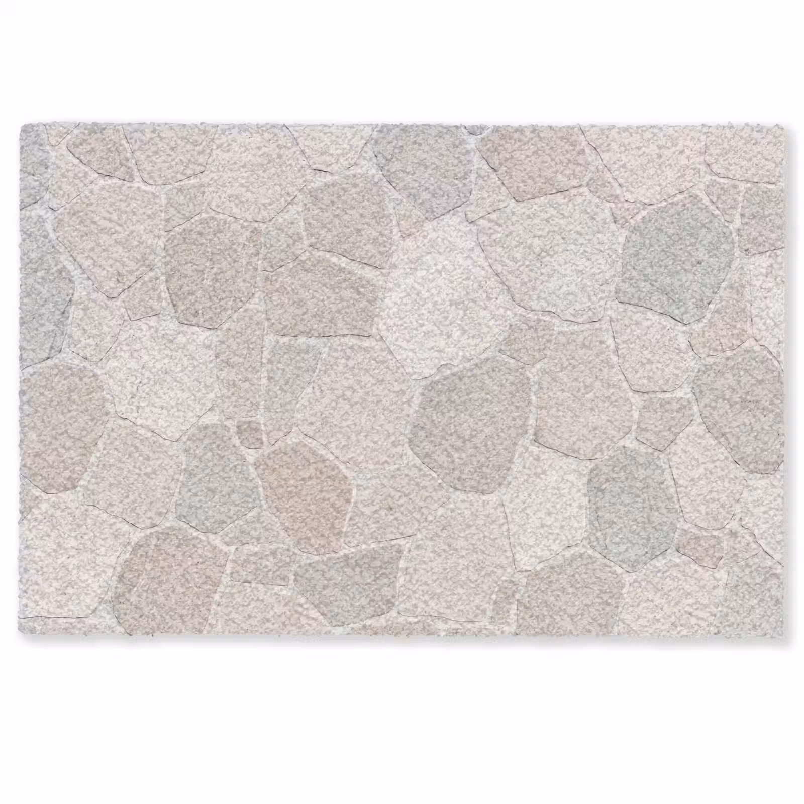 Deurmat - Steen - Patroon - Textuur - Beige — 1