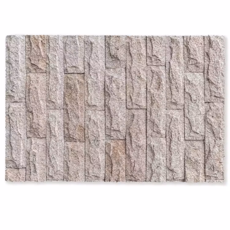 Deurmat - Muur - Steen - Ruw - Beige - Textuur — 1