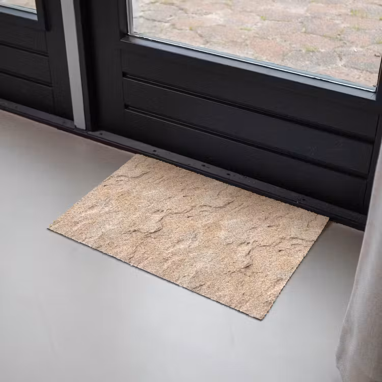 Deurmat - Textuur - Steen - Natuur - Beige — 2