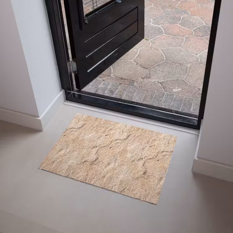Deurmat - Textuur - Steen - Natuur - Beige — 4