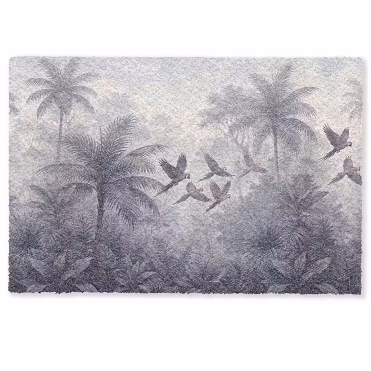 Deurmat - Vogel - Vliegend - Jungle - Vintage - Dieren — 1