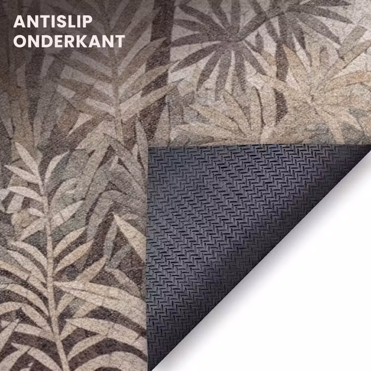 Deurmat - Natuur - Bladeren - Landschap - Mozaïek - Beige — 6