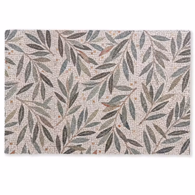 Deurmat - Plant - Blad - Mozaïek - Groen — 1
