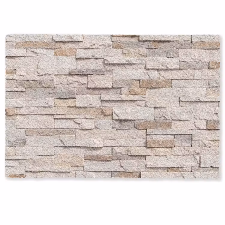 Deurmat - Steen - Muur - Textuur - Rustiek - Beige — 1
