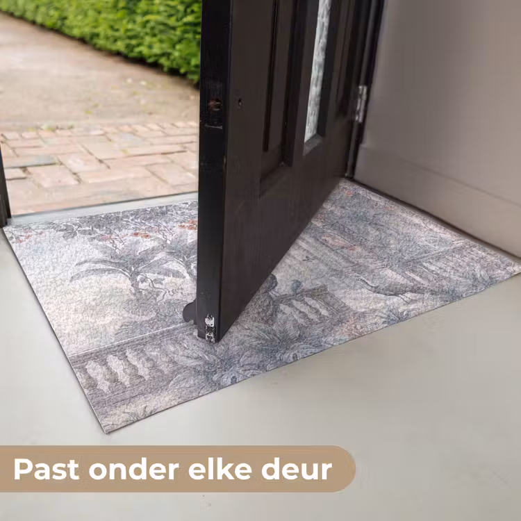 Deurmat - Vogel - Pauw - Architectuur - Klassiek - Groen — 7