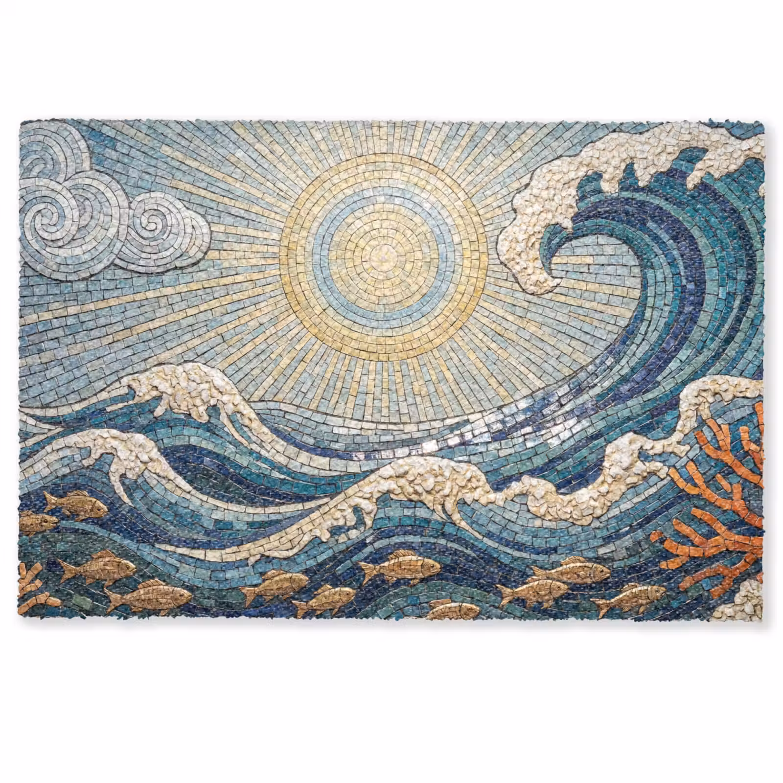 Deurmat - Onderwater - Koraal - Vis - Natuur - Kunst — 1
