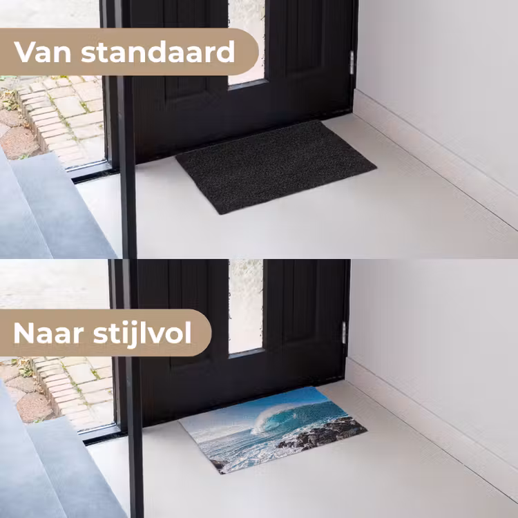 Deurmat - Golf - Oceaan - Brekend - Water - Blauw — 3