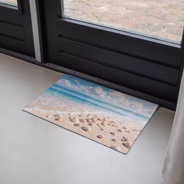 Deurmat - Schelpen - Strand - Natuur - Beige — 2