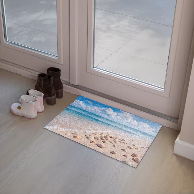 Deurmat - Schelpen - Strand - Natuur - Beige — 8