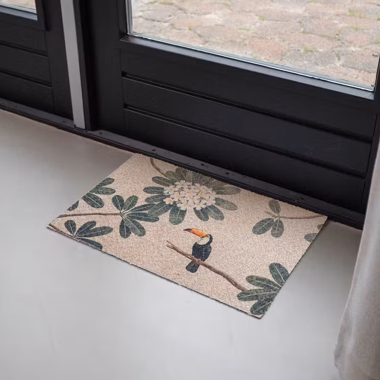 Deurmat - Vogel - Mozaïek - Tropisch - Natuur - Kleurrijk — 2