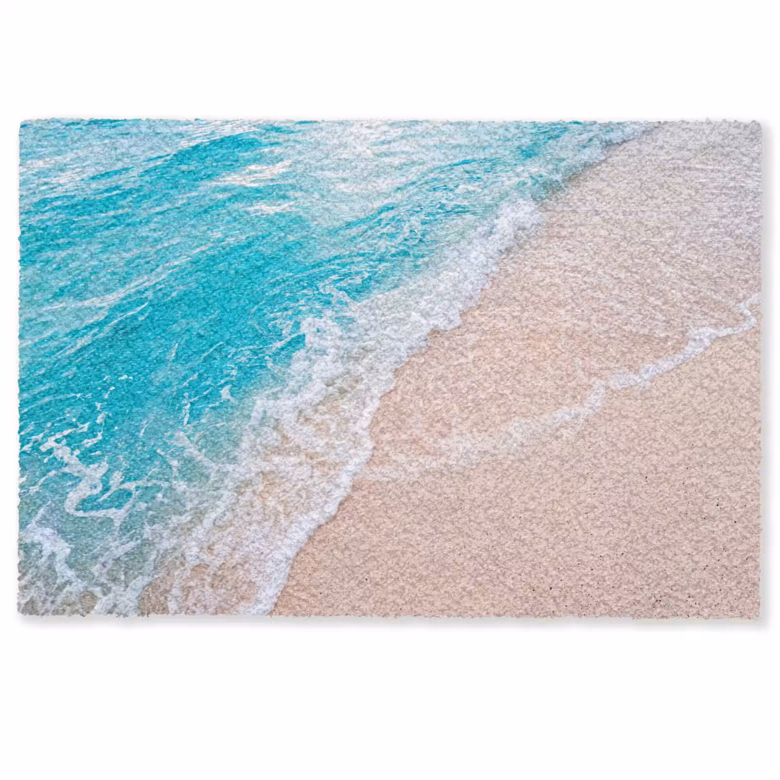 Deurmat - Strand - Zee - Golf - Natuur - Blauw — 1