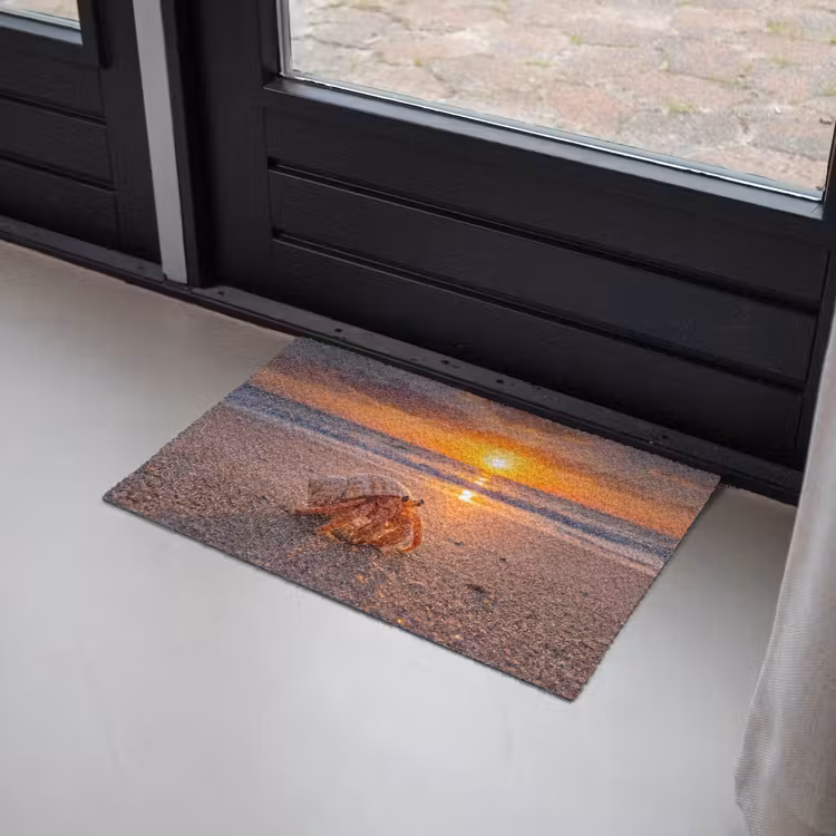 Deurmat - Kreeft - Strand - Natuur - Zonsondergang - Oranje — 2
