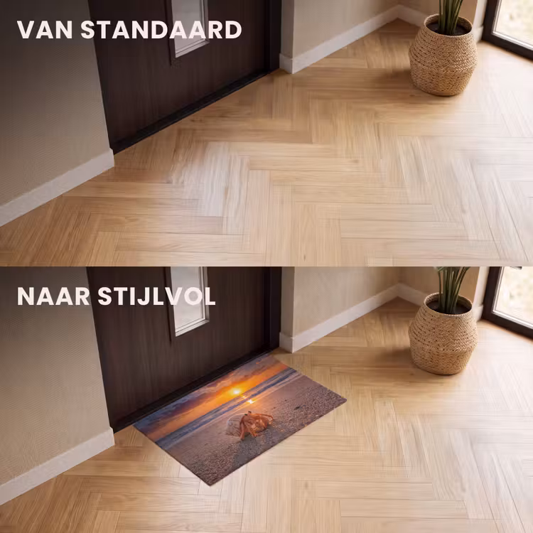 Deurmat - Kreeft - Strand - Natuur - Zonsondergang - Oranje — 3