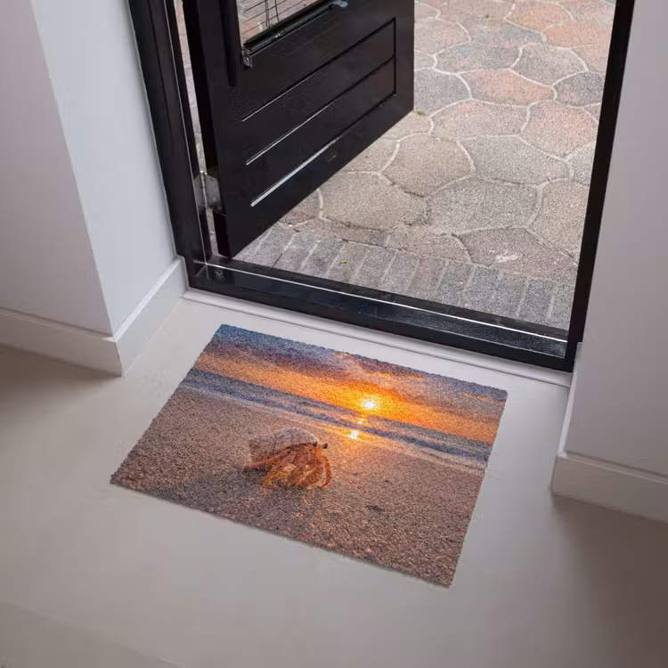 Deurmat - Kreeft - Strand - Natuur - Zonsondergang - Oranje — 4