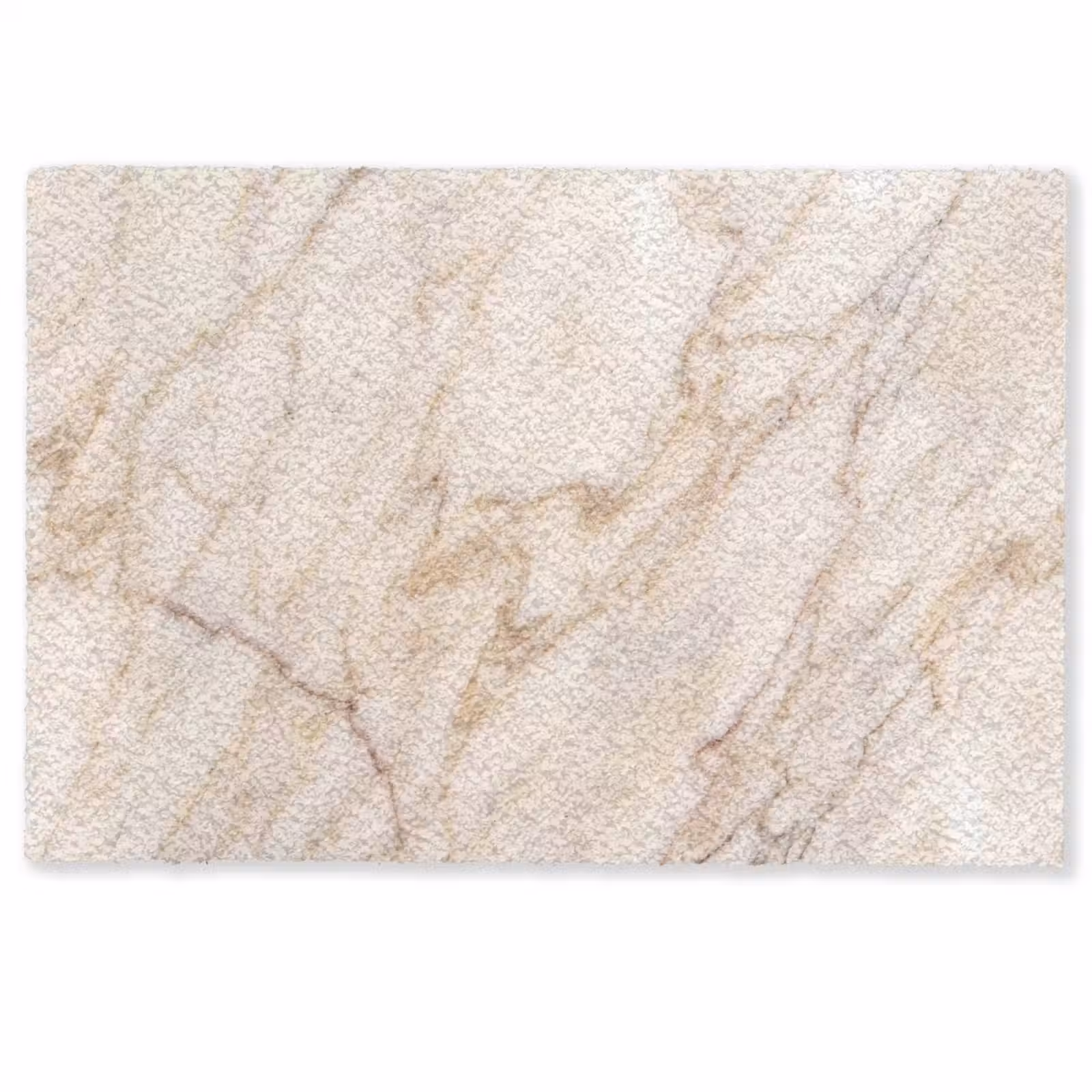 Deurmat - Marmer - Ader - Abstract - Wit - Goud — 1
