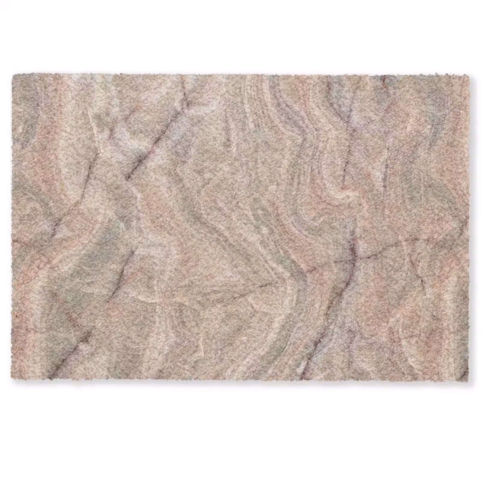 Deurmat - Marmer - Patroon - Abstract - Beige - Groen — 1