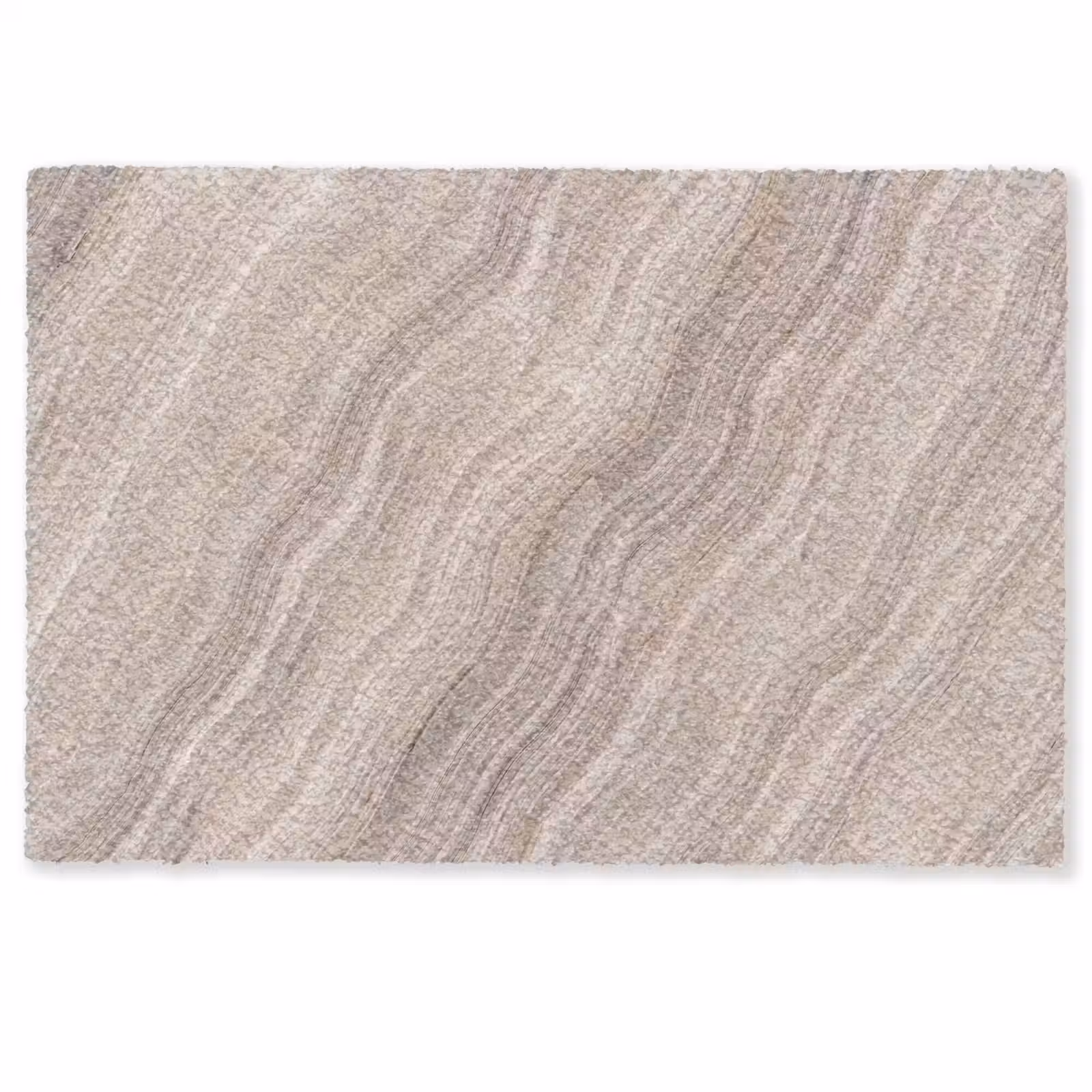 Deurmat - Textuur - Golvend - Abstract - Modern - Beige — 1