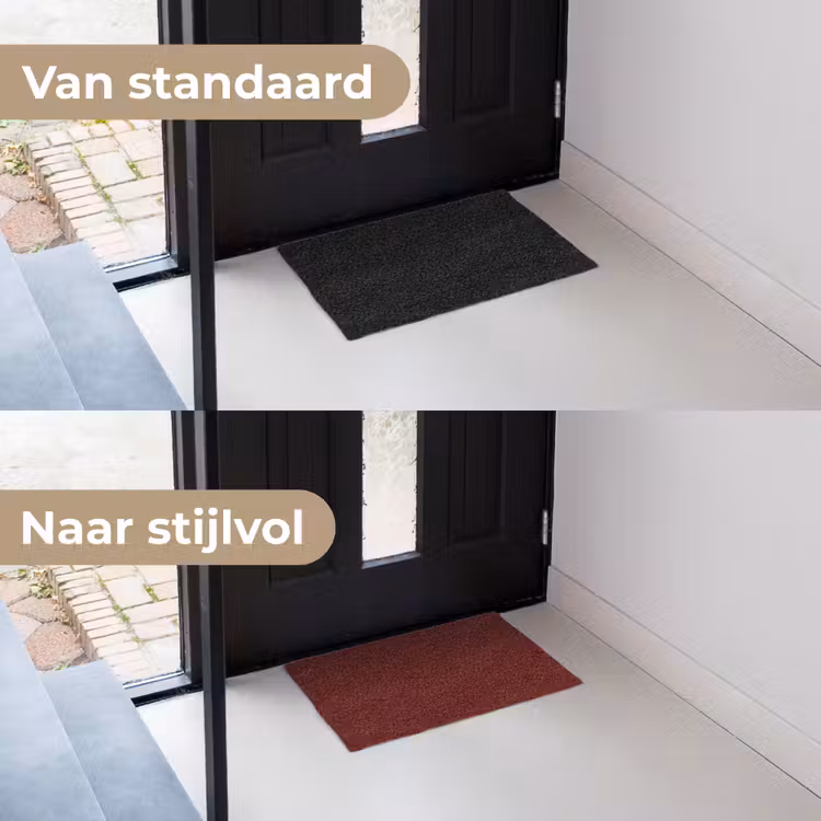 Deurmat - Burnt - Mahogany - Rood — 3