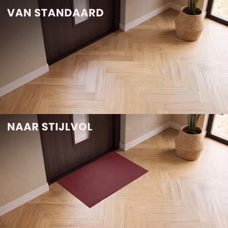 Deurmat - Dark - Garnet - Rood — 3