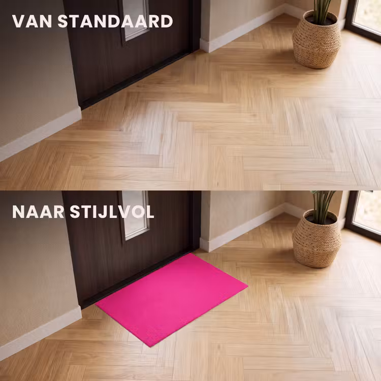 Deurmat - Hot - Fuchsia - Roze — 3