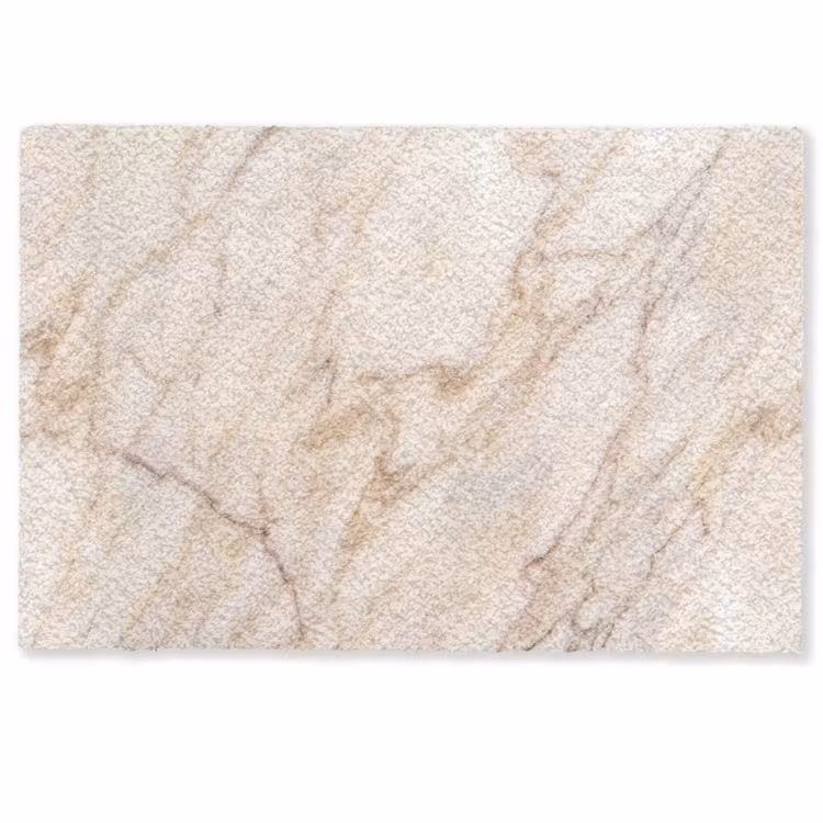 Deurmat - Marmer - Ader - Abstract - Wit - Goud — 1