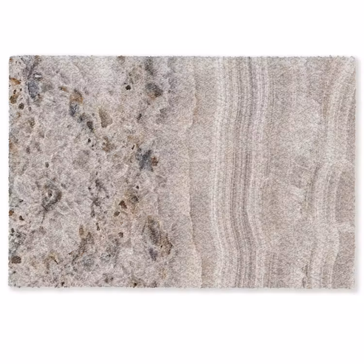 Deurmat - Steen - Textuur - Abstract - Beige - Wit — 1