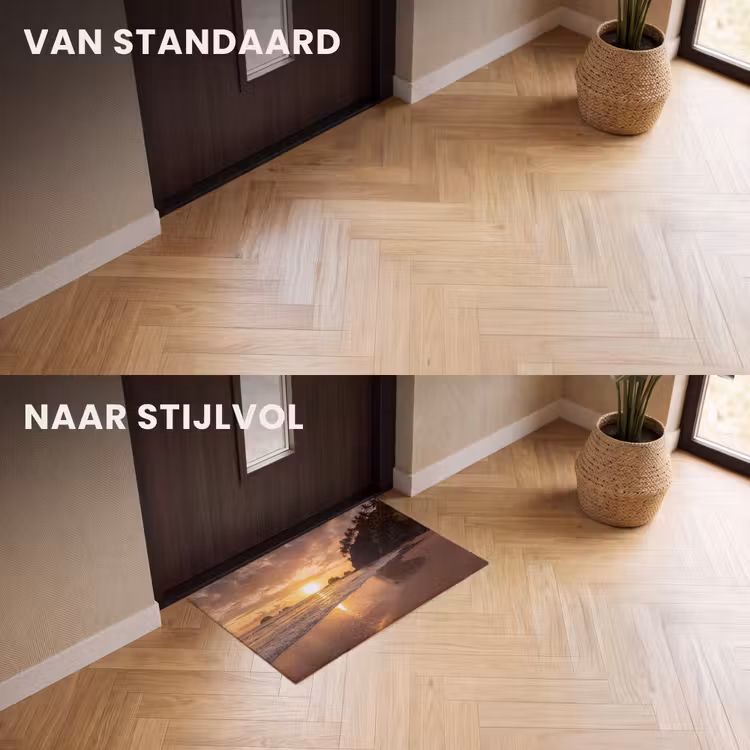 Deurmat - Strand - Zonsondergang - Natuur - Tropisch - Oranje — 3