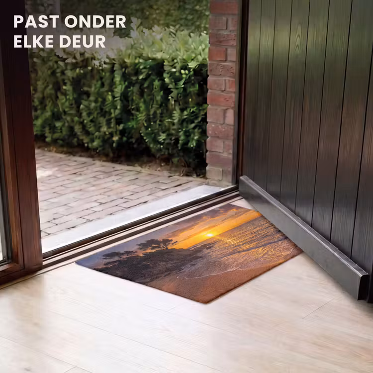 Deurmat - Zee - Kust - Zonsondergang - Natuur - Oranje — 7