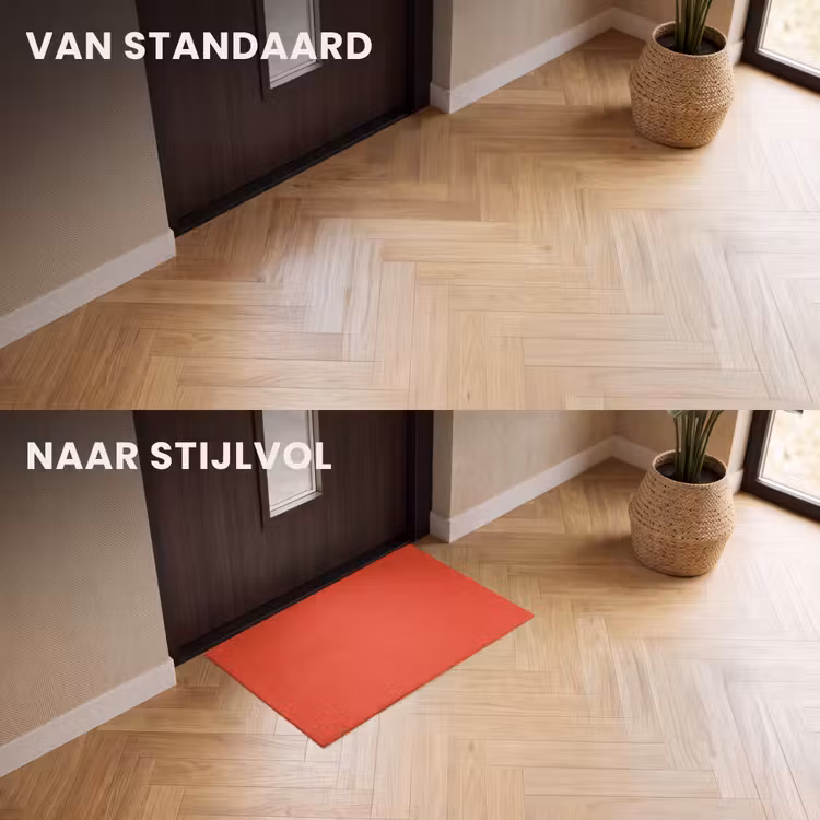 Deurmat - Burnt - Coral - Oranje — 3