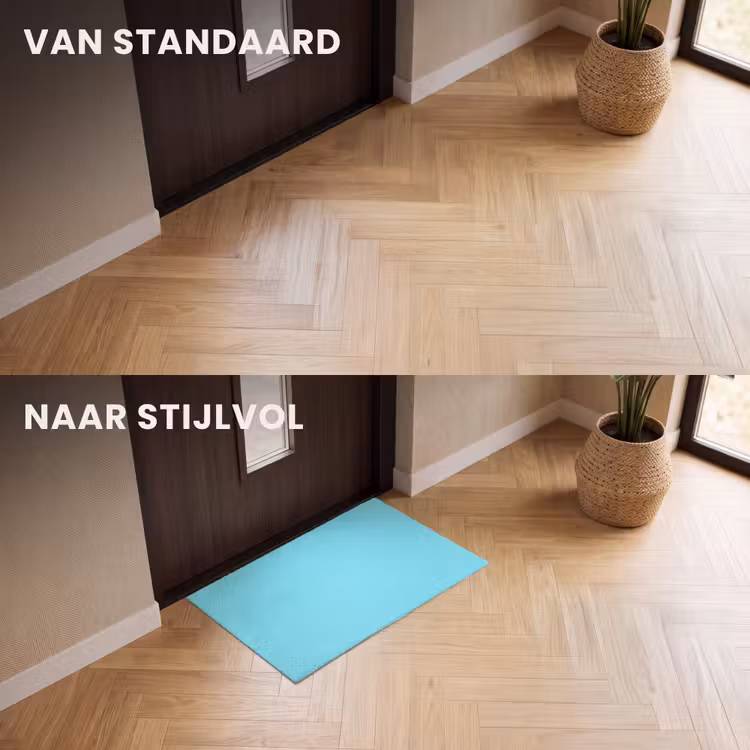 Deurmat - Electric - Cyan - Blauw — 3